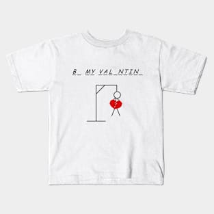 B_ My Val_ntin_ BLK Kids T-Shirt